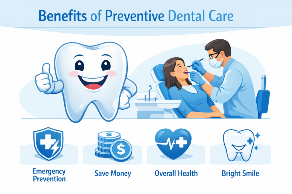 Benefits of preventive dental care